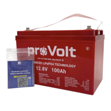 Акумулятор proVolt LFP 12.8V – 100Ah 100A/50A Smart BMS (літій-залізо-фосфатний акумулятор)