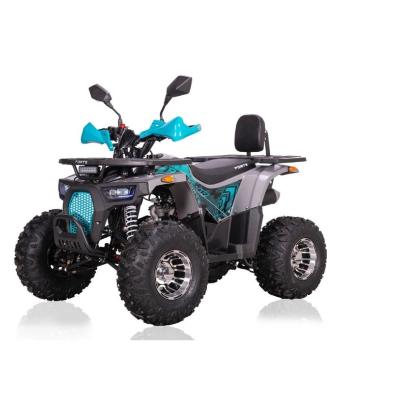 Квадроцикл підлітковий FORTE ATV125P сіро-блакитний