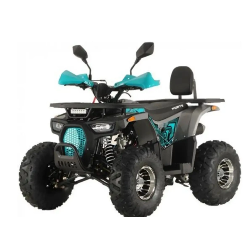 Квадроцикл підлітковий FORTE ATV125P сіро-блакитний