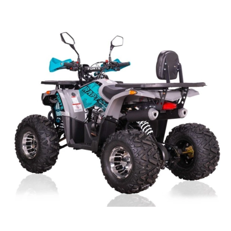 Квадроцикл підлітковий FORTE ATV125P сіро-блакитний