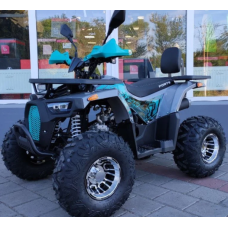 Квадроцикл підлітковий FORTE ATV125P сіро-блакитний