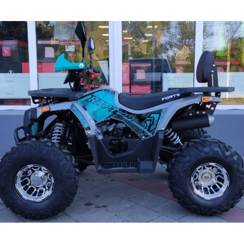 Квадроцикл підлітковий FORTE ATV125P сіро-блакитний