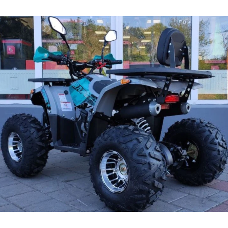 Квадроцикл підлітковий FORTE ATV125P сіро-блакитний