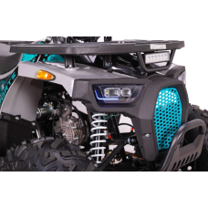 Квадроцикл підлітковий FORTE ATV125P сіро-блакитний