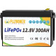 Акумулятор FllyPower LiFePO4 12V/300AH, 3840W*h (літій-залізо-фосфатний акумулятор для ДБЖ (UPS))