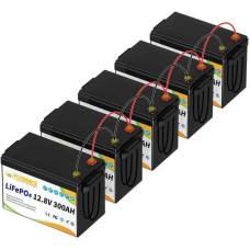 Акумулятор FllyPower LiFePO4 12V/300AH, 3840W*h (літій-залізо-фосфатний акумулятор для ДБЖ (UPS))