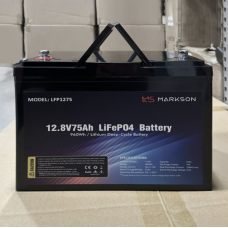 Акумулятор MARKSON LFP1275 12V 75Аh 960Wh LiFePO4 (літій-залізо-фосфатний акумулятор)