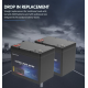 Акумулятор MARKSON LFP1275 12V 75Аh 960Wh LiFePO4 (літій-залізо-фосфатний акумулятор)
