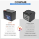 Акумулятор MARKSON LFP1275 12V 75Аh 960Wh LiFePO4 (літій-залізо-фосфатний акумулятор)