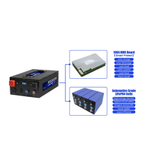 Акумулятор Bate LFP12200 12V 200Аh 2560Wh LiFePO4 (літій-залізо-фосфатний акумулятор)
