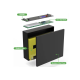 Акумулятор CERRNNS LFP48100P 48V 100Аh 5120Wh LiFePO4 (літій-залізо-фосфатний акумулятор)