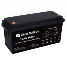 Акумулятор GLCE ENERGY 24-100 LiFePO4 24(25,6)V 100Ah з BMS (літій-залізо-фосфатний акумулятор)