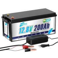 Акумулятор HRBEEnergy LiFePO4 12V/200AH для будинку, котла, сонячних батарей (літій-залізо-фосфатний акумулятор)