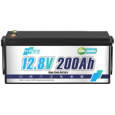 Акумулятор HRBEEnergy LiFePO4 12V/200AH для будинку, котла, сонячних батарей (літій-залізо-фосфатний акумулятор)