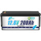Акумулятор HRBEEnergy LiFePO4 12V/200AH для будинку, котла, сонячних батарей (літій-залізо-фосфатний акумулятор)