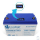 Акумулятор для ДБЖ EcoWatt LiFePO4 Smart BMS 12.8V 100Ah (літій-залізо-фосфатний акумулятор)