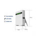 Акумуляторна батарея настінна GENIX GREEN ES-BOX12 48V 100Ah 5120Wh LiFePO4  (літій-залізо-фосфатний акумулятор)