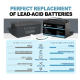 Акумулятор TTWEN 12V 100Аh 1280Wh LiFePO4 + Bluetooth (літій-залізо-фосфатний акумулятор)