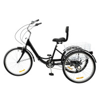 Електровелосипед триколісний LVLONG 24" 500W 