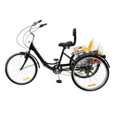 Електровелосипед триколісний LVLONG 24" 500W 