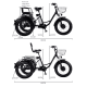 Електровелосипед триколісний Daibot Motorcycle 20" 500W 48V 12Ah