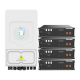 Комплект Deye 6 кВт SUN-6K-SG03LP1-EU  WiFi + 4 Pylontech US3000C (14 кВт·год)