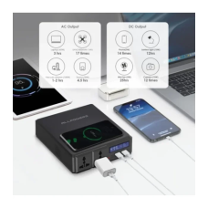 Зарядна станція універсальна AllPowers 200W портативна УМБ, PowerBank з однією розеткою 220V, 154Wh/41600mAh