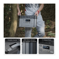 Зарядна станція універсальна Allpowers 2000W 405000mAh 1500Wh 4USB/2USB-C/4 розетки сірий