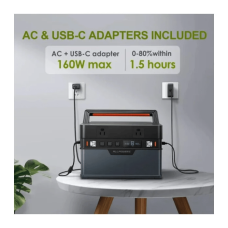 Зарядна станція універсальна Allpowers S700 606Wh/164000mAh/700W, ﻿power bank з розеткою 220V - Без сон. панелі
