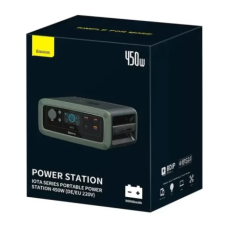 Зарядна станція універсальна Baseus ioTa Series Portable Power Station 450W DE/EU 220V Cold PPYT010206 Green