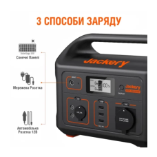 Зарядна станція універсальна JACKERY 500 (EXPLORER 500 + SOLARSAGA 100W)