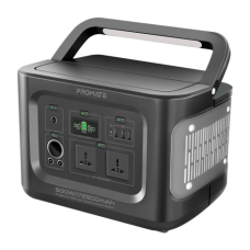 Зарядна станція універсальна Promate PowerMine-600 W, 172800 mAh, 622 Wh, 2 розетки 230 V Black (powermine-600.black)