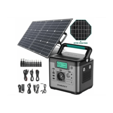 Зарядна станція універсальна SWAREY S500 із сонячними панелями (100 W)