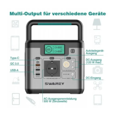 Зарядна станція універсальна Swarey S500 Portable Charging Station