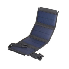 Портативна вологостійка сонячна панель Solar panel 15W 1xUSB С01549 (Чорний)
