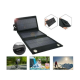 Портативна вологостійка сонячна панель Solar panel 15W 1xUSB С01549 (Чорний)