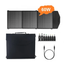 Портативна сонячна панель 60W, сонячна станція, сонячний зарядний пристрій, сонячна батарея