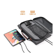 Портативна сонячна панель Choetech SC006 36W USB-C/USB QC 3.0 9V/3.6А black