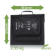 Портативна сонячна панель Bresser Mobile Solar Charger 60 Watt USB DC (3810050)