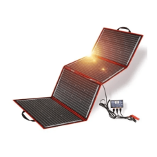 Портативна сонячна панель DOKIO 160W Контролер 12V Складний вологозахист