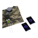 Портативний сонячний зарядний пристрій Dasolar 20W / 2xUSB / 1хType-C PD - Camouflage