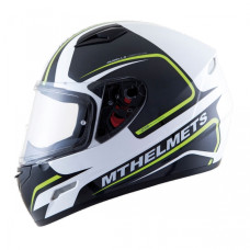 MT Helmets MUGELLO Jerome gloss white / anthracite / yellow