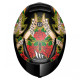MT Helmets REVENGE Skull & Rose Gloss Black / Red