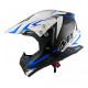 MT Helmets Synchrony Steel black / white / blue