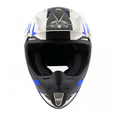 MT Helmets Synchrony Steel black / white / blue