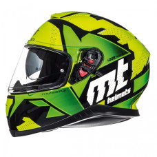 MT Helmets Thunder 3 Torn gloss fluor yellow / fluor green