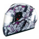 MT Helmets Thunder Wild Garden gloss pearl white / purple