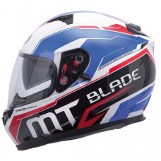 MT Helmets BLADE SV SUPER R white / blue / red