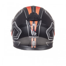 MT Helmets Thunder 3 Trace Matt Black Fluor Orange