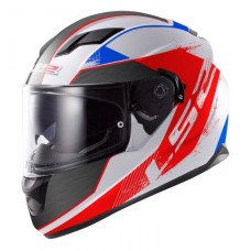 Шолом LS2 FF320 Stream Solid White Blue Red